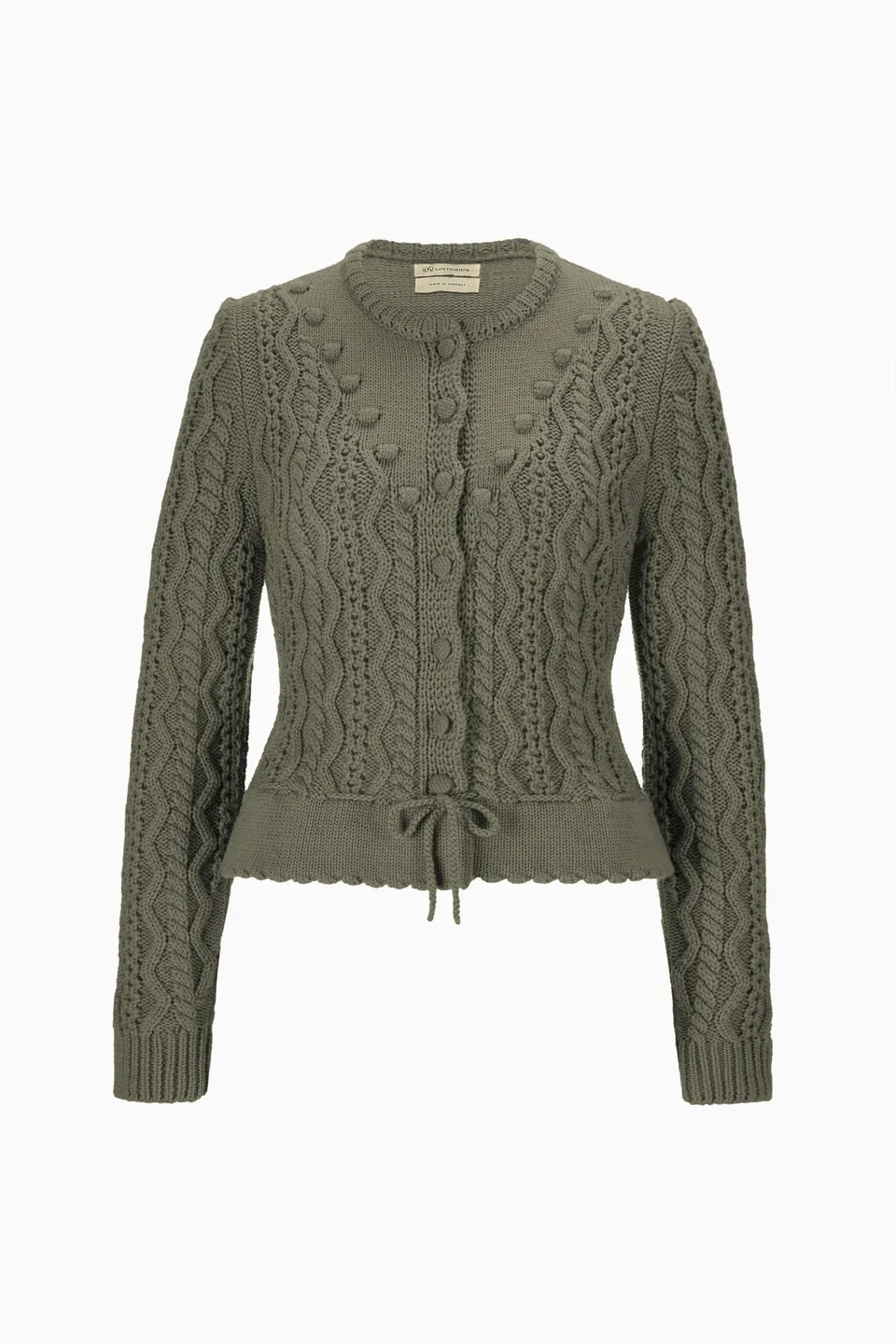 gottseidank-damenstrickjacke-lene-mit-zopfmuster-3 image 1