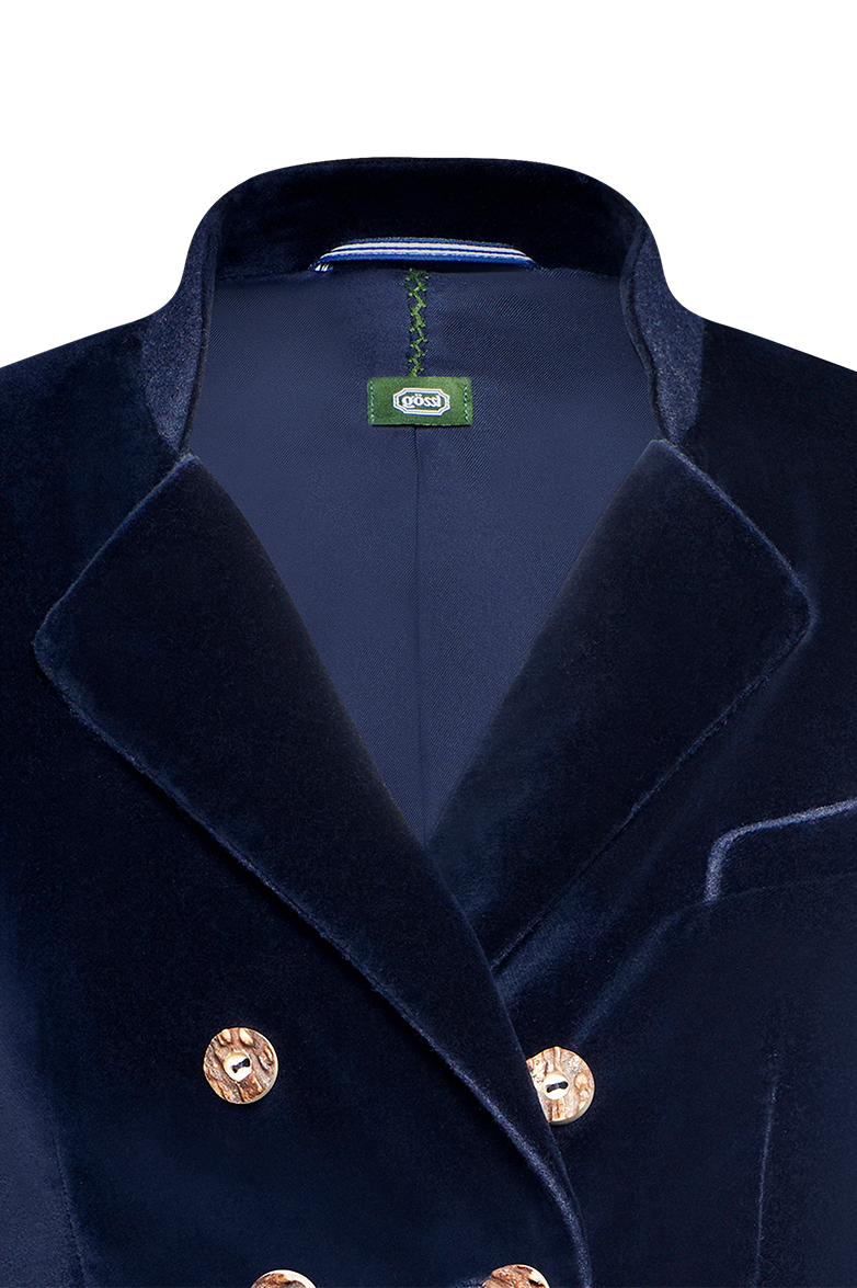 g-ssl-samtjacke-mit-revers-doppelreiher-baumwollsamt-hirschhorn-damen-blau image 3