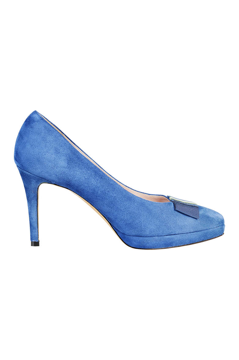 g-ssl-hoch-hinaus-high-heels-gr-n-veloursleder-mit-lampassenschleife image 2