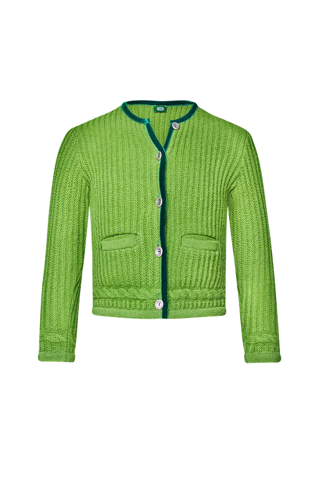 g-ssl-klassik-jacke-kinder-strickjacke-gr-n image 1
