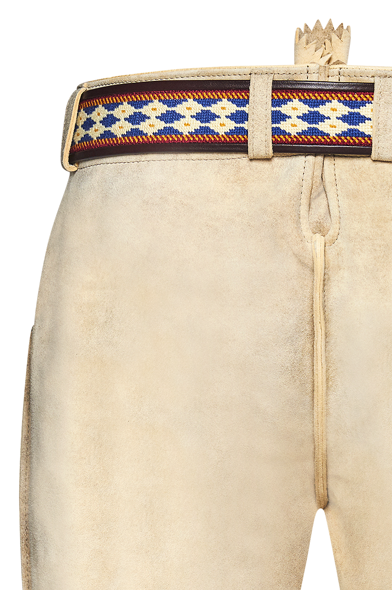 g-ssl-bayerische-lederhose-aus-hirschleder-gelb-mit-eichenlaub-stickerei image 5