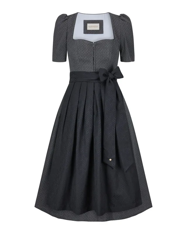 alpenherz-dirndl-johanna-anthrazit-jacquard image 1