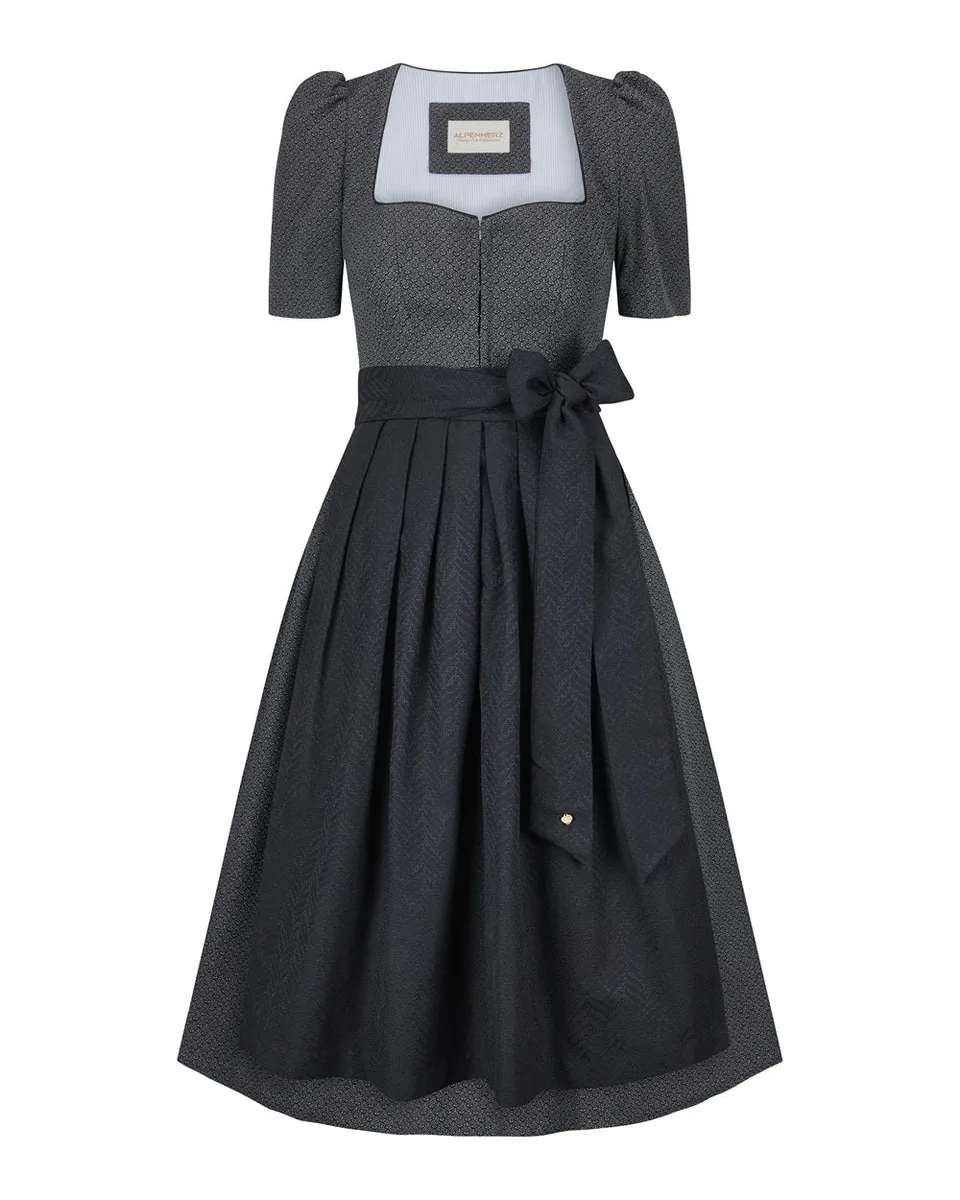 alpenherz-dirndl-johanna-anthrazit-jacquard image 1
