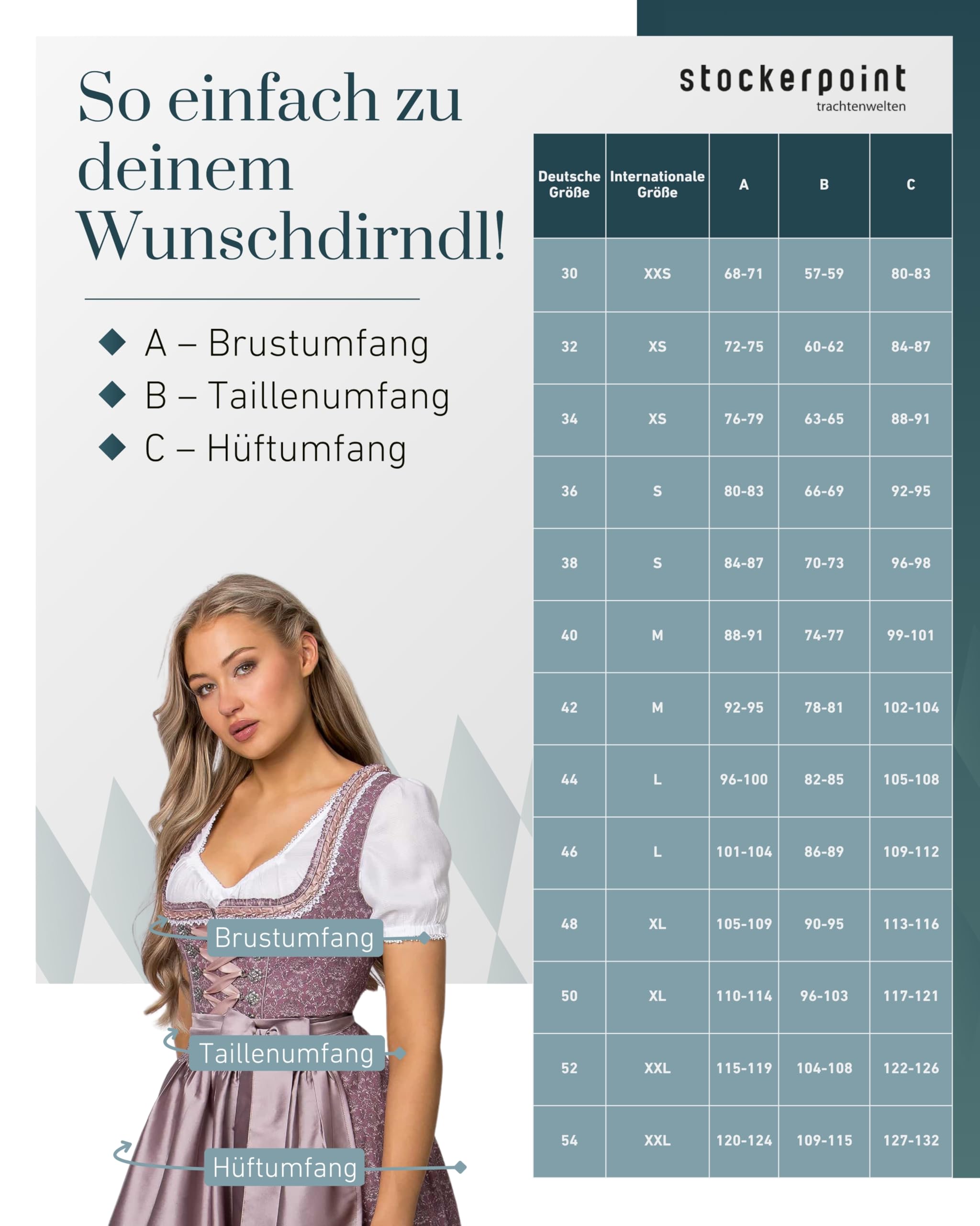 stockerpoint-ruby-mini-dirndl-floral-mit-strass-miederhaken image 5
