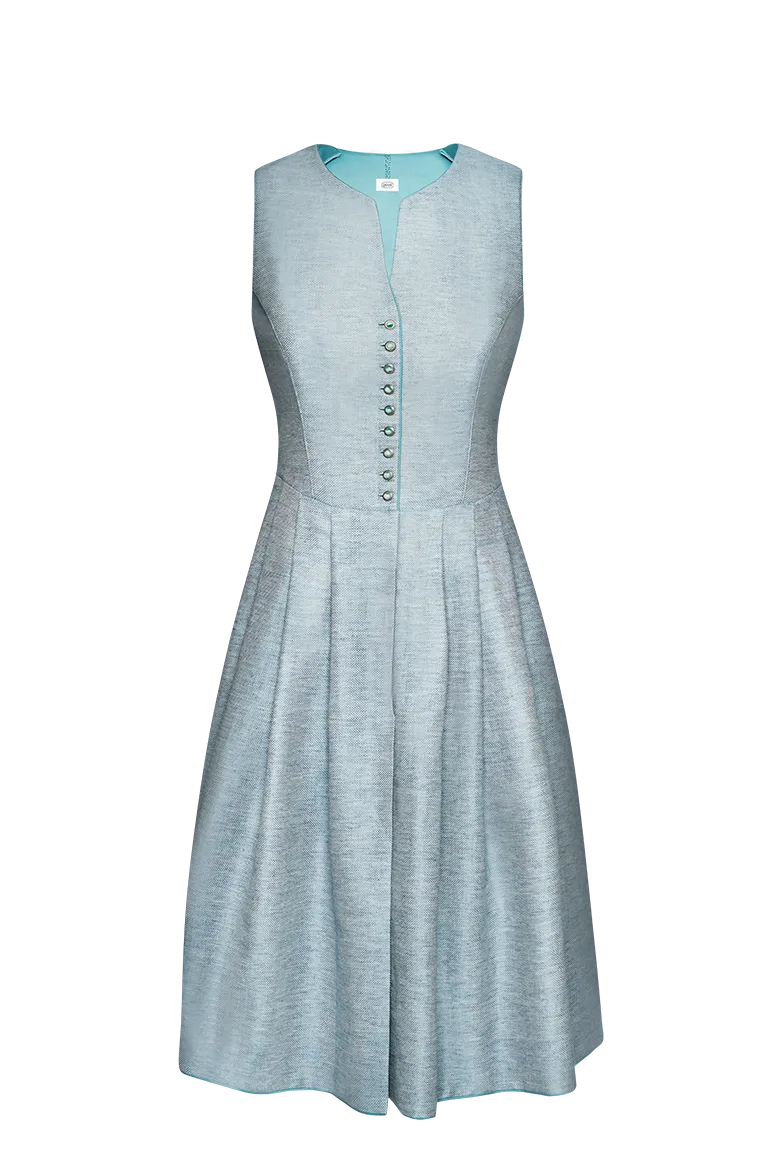 g-ssl-jacquard-dirndl-baumwolle-leinen-blau-70-cm-damen image 1
