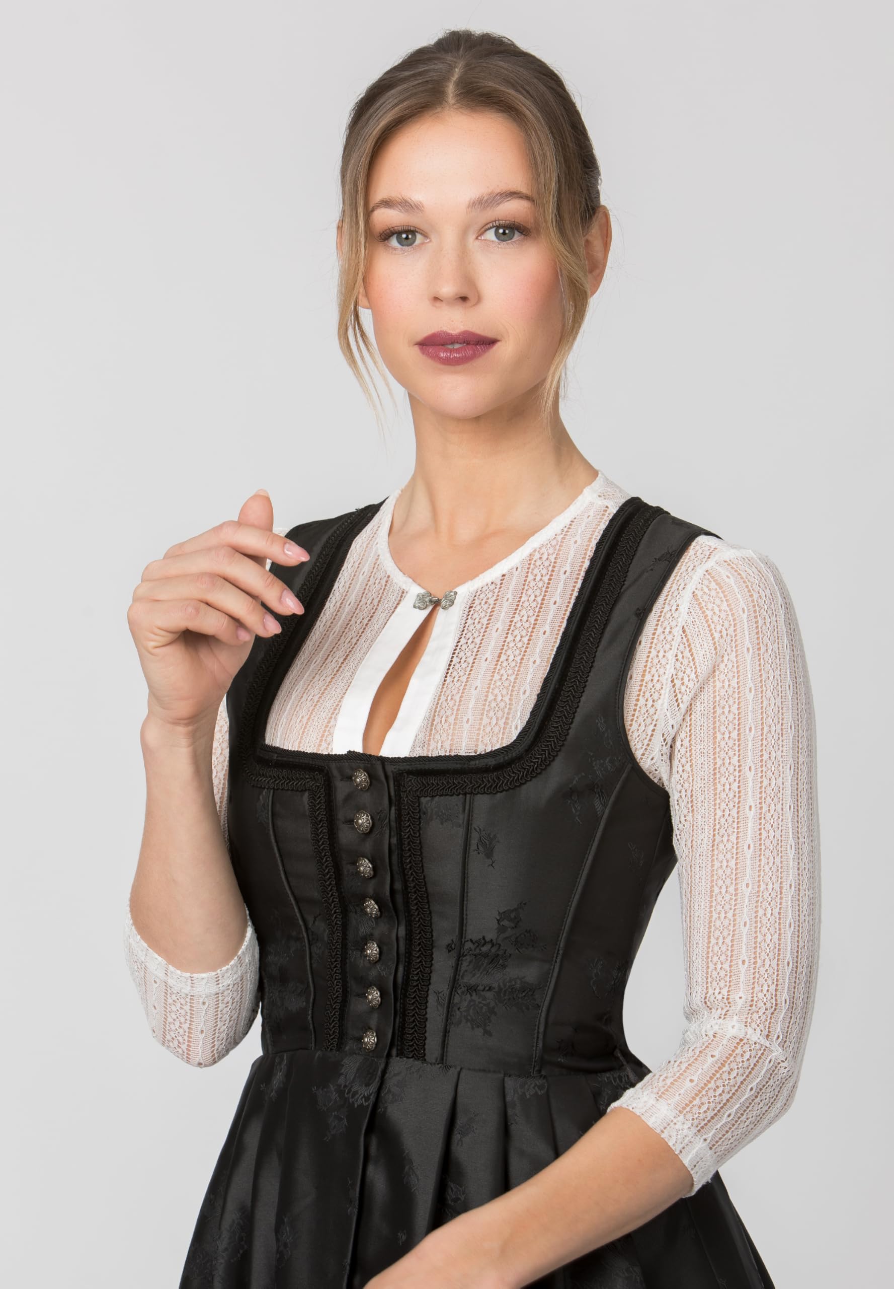 stockerpoint-dirndl-odette-lang-schwarz-jacquard-dirndl-ohne-sch-rze image 5