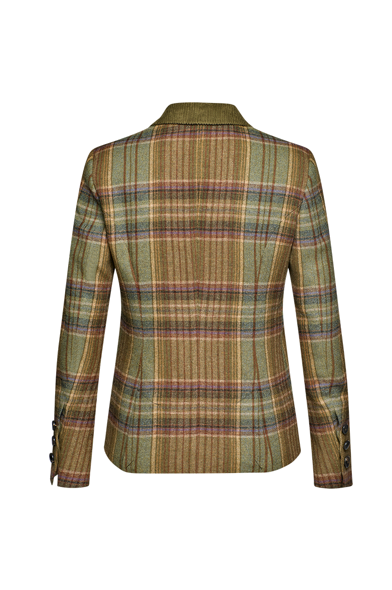 g-ssl-glencheck-jacke-damen-karojacke-aus-baumwollcord-gr-n image 2