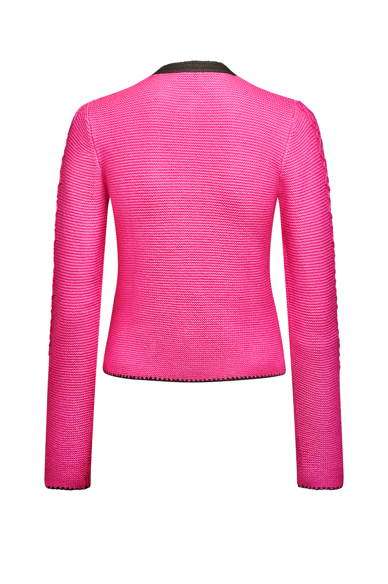 g-ssl-kaschmirjacke-mit-salzburger-model-rosa-damen-strick image 2