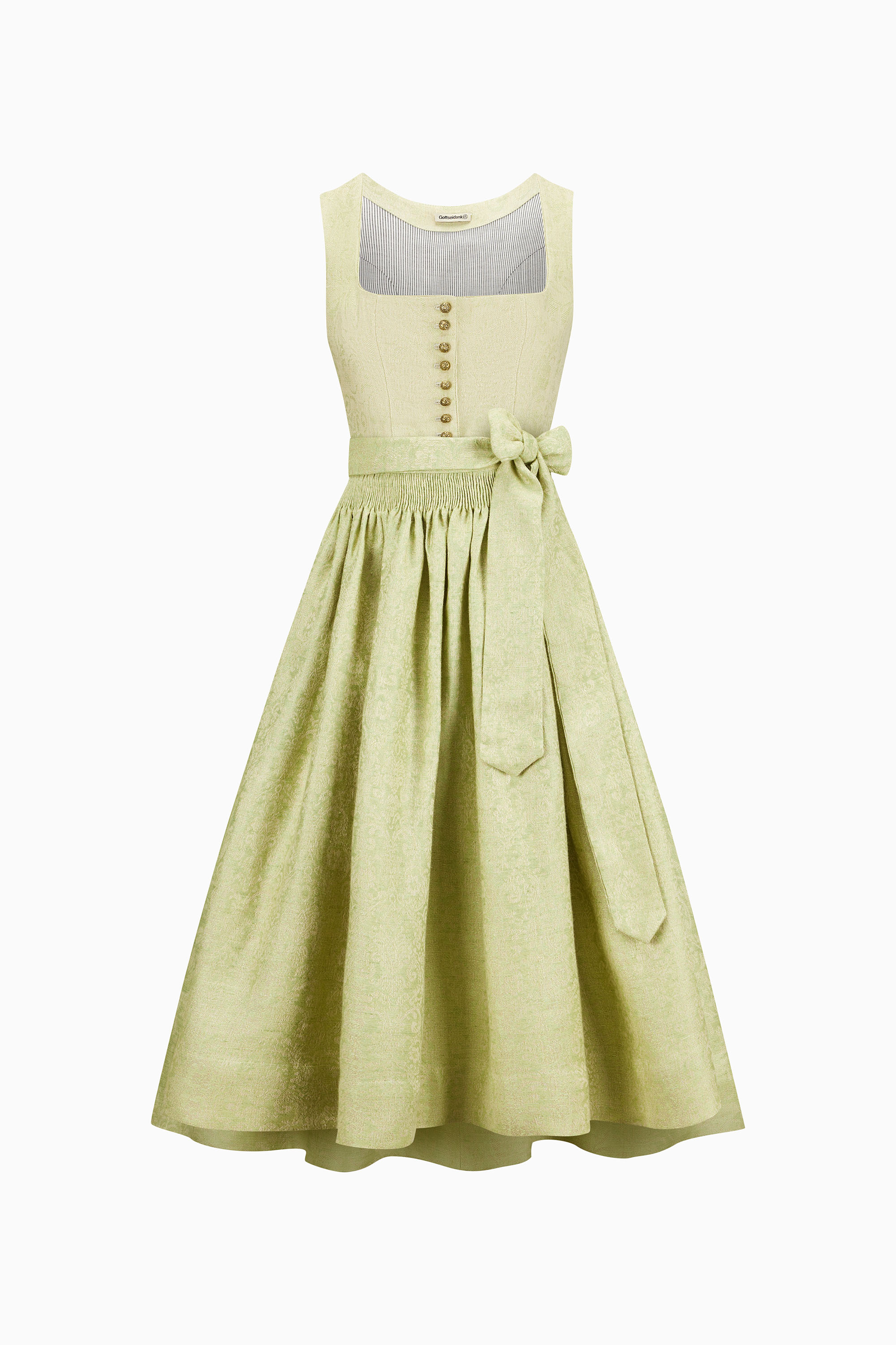 gottseidank-dirndl-monika-dirndl-mit-faltenrock-und-augenknopfloch image 1
