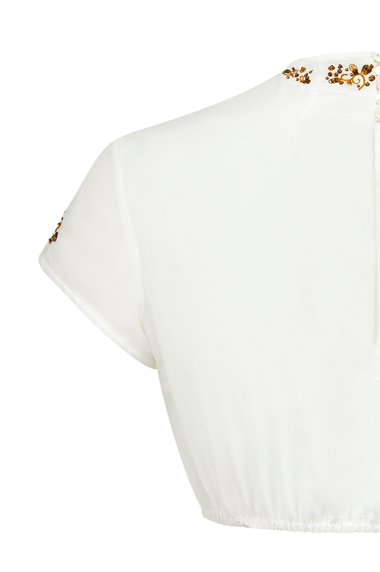 g-ssl-goldbluse-dirndlbluse-kurzarm-mit-perlen-pailletten image 6