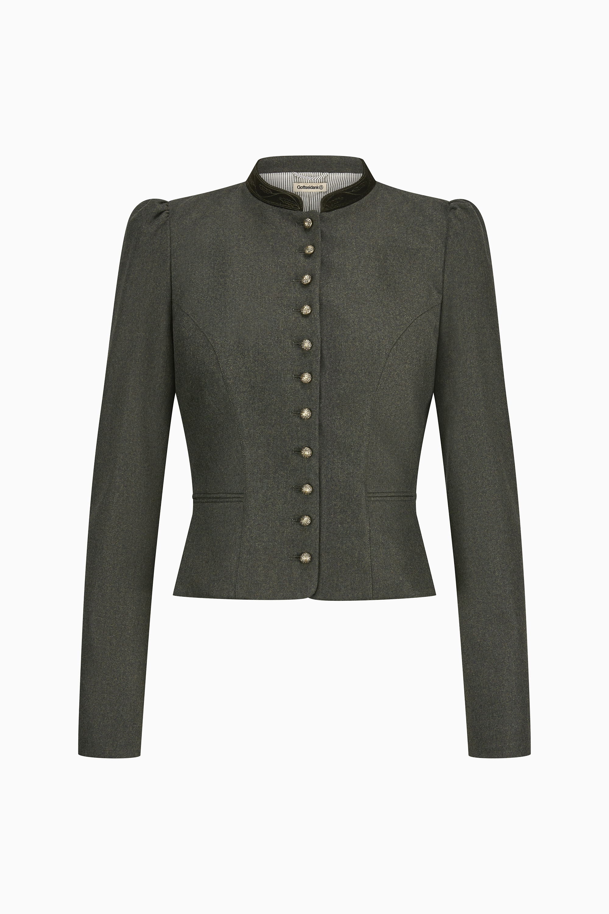 gottseidank-damenmiederjacke-belinda-mit-stehkragen-puffarm image 1