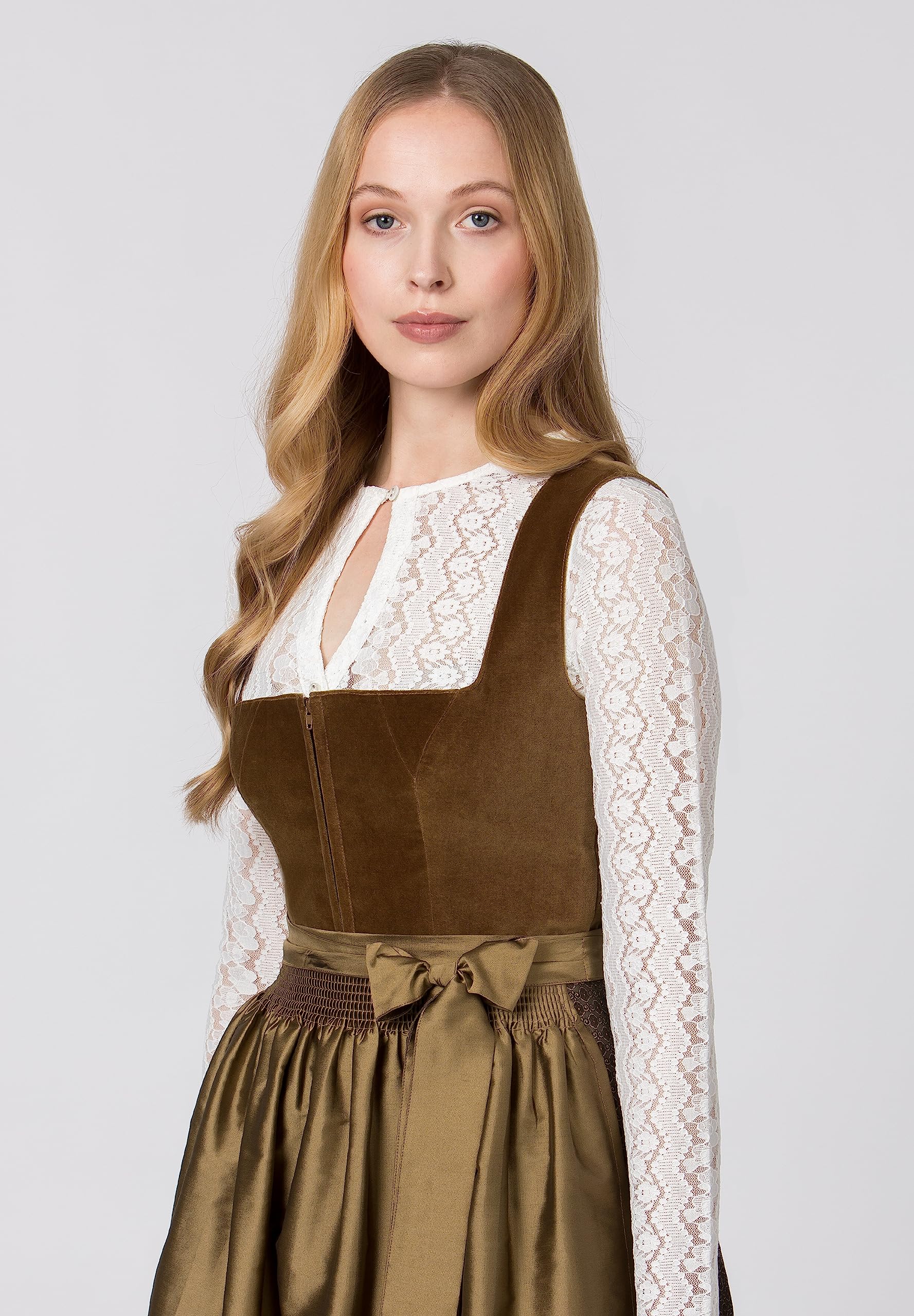 stockerpoint-isola-midi-dirndl-olive-samt image 3