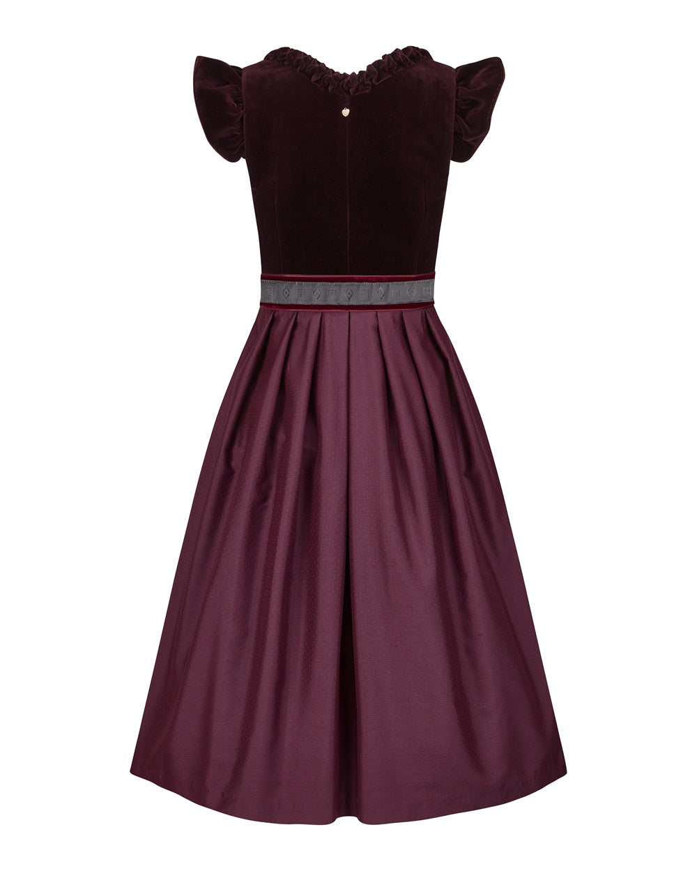 alpenherz-dirndl-lisa-riani-dunkelrot-fl-gelarm image 3