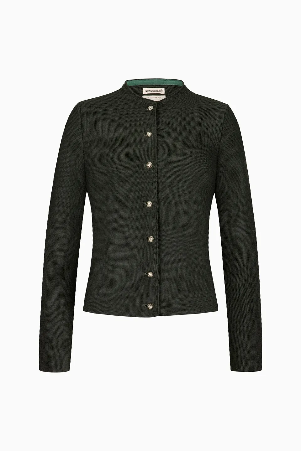 gottseidank-damenstrickjacke-aloisia-uni-mit-rundhals image 1