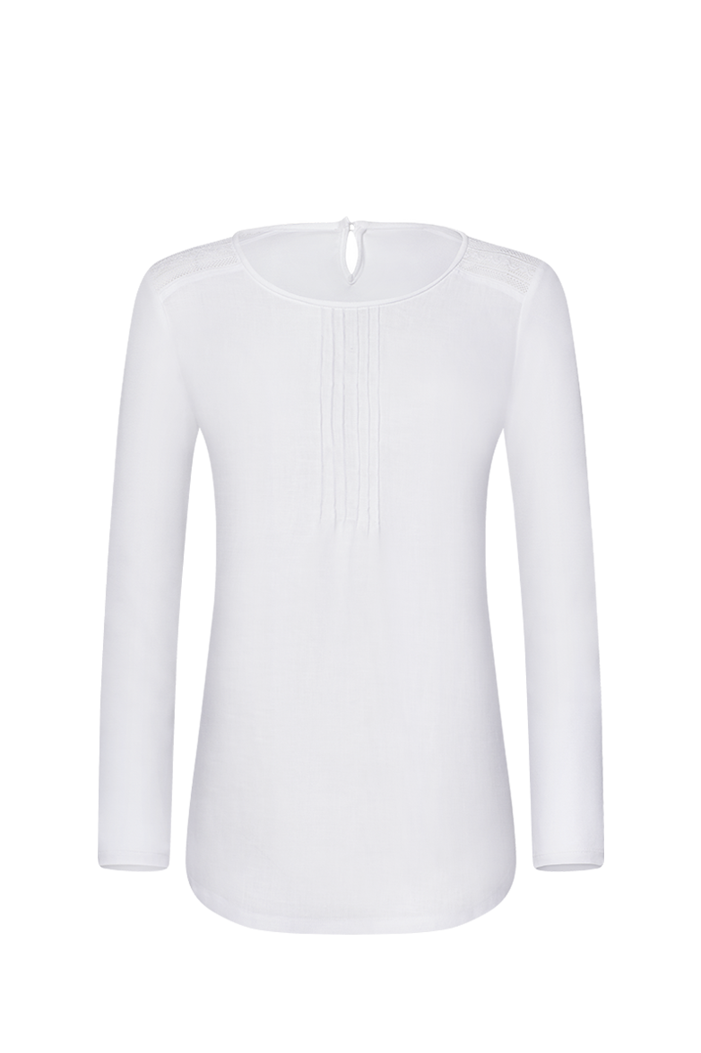 g-ssl-spitzen-shirt-trachten-bluse-wei-leinen image 1