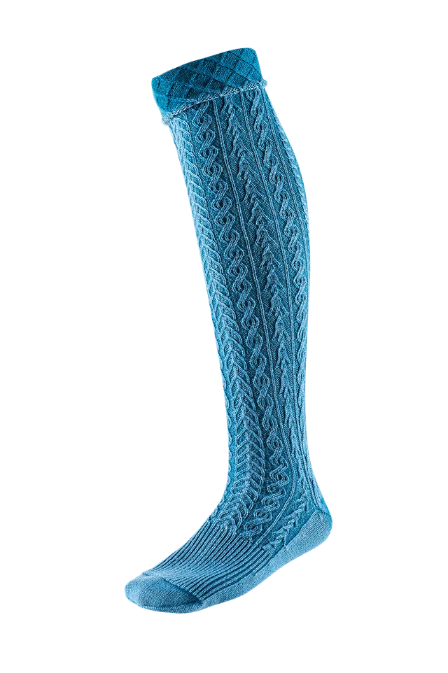 g-ssl-original-stutzen-patiniert-herren-wadenstutzen-aus-schurwolle-blau image 1