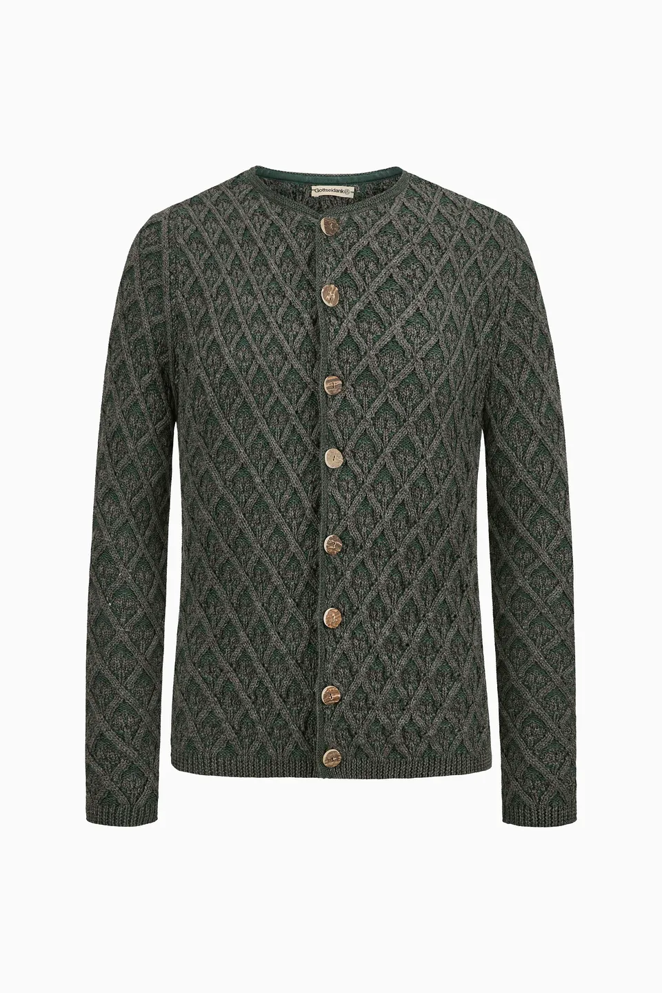 gottseidank-herrenstrickjacke-simon-mit-zopfmuster image 1