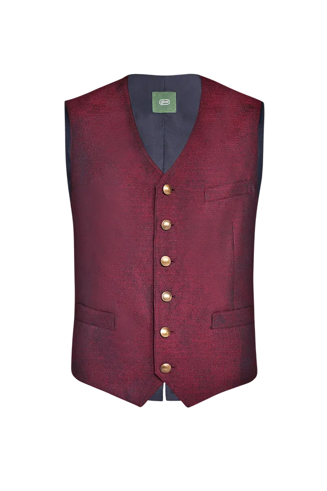 g-ssl-gilet-meliert-seide-rot-herren-5-schilling-kn-pfe image 1