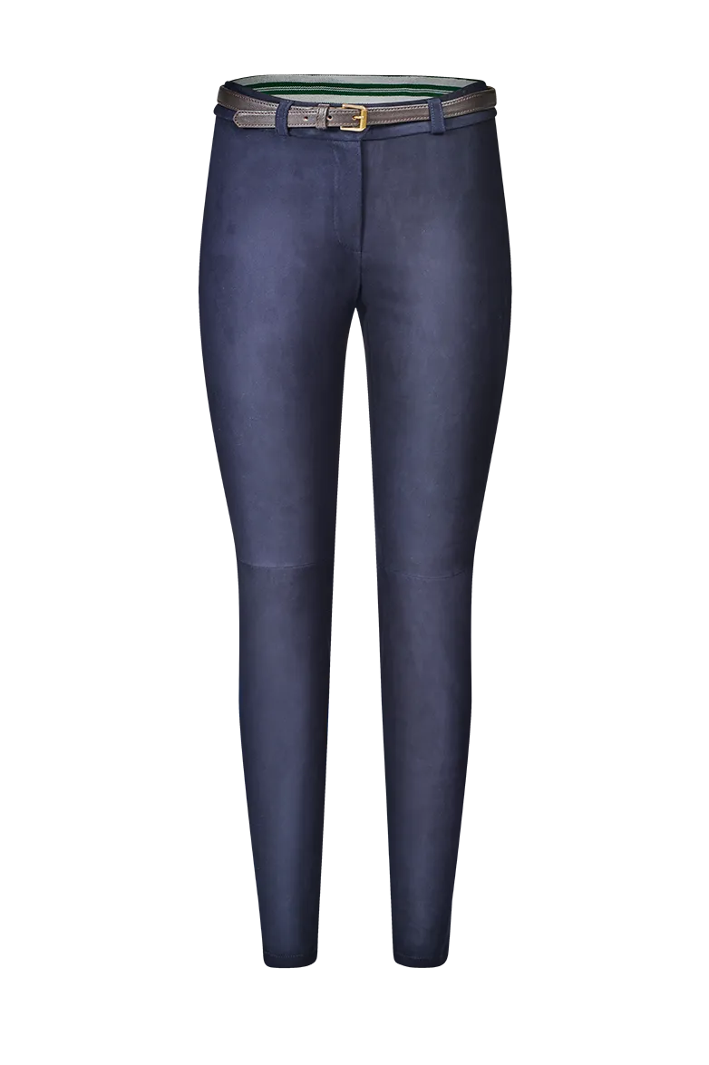 g-ssl-leder-jeans-damen-gr-n-5-pocket-stretch-lammlederhose image 1