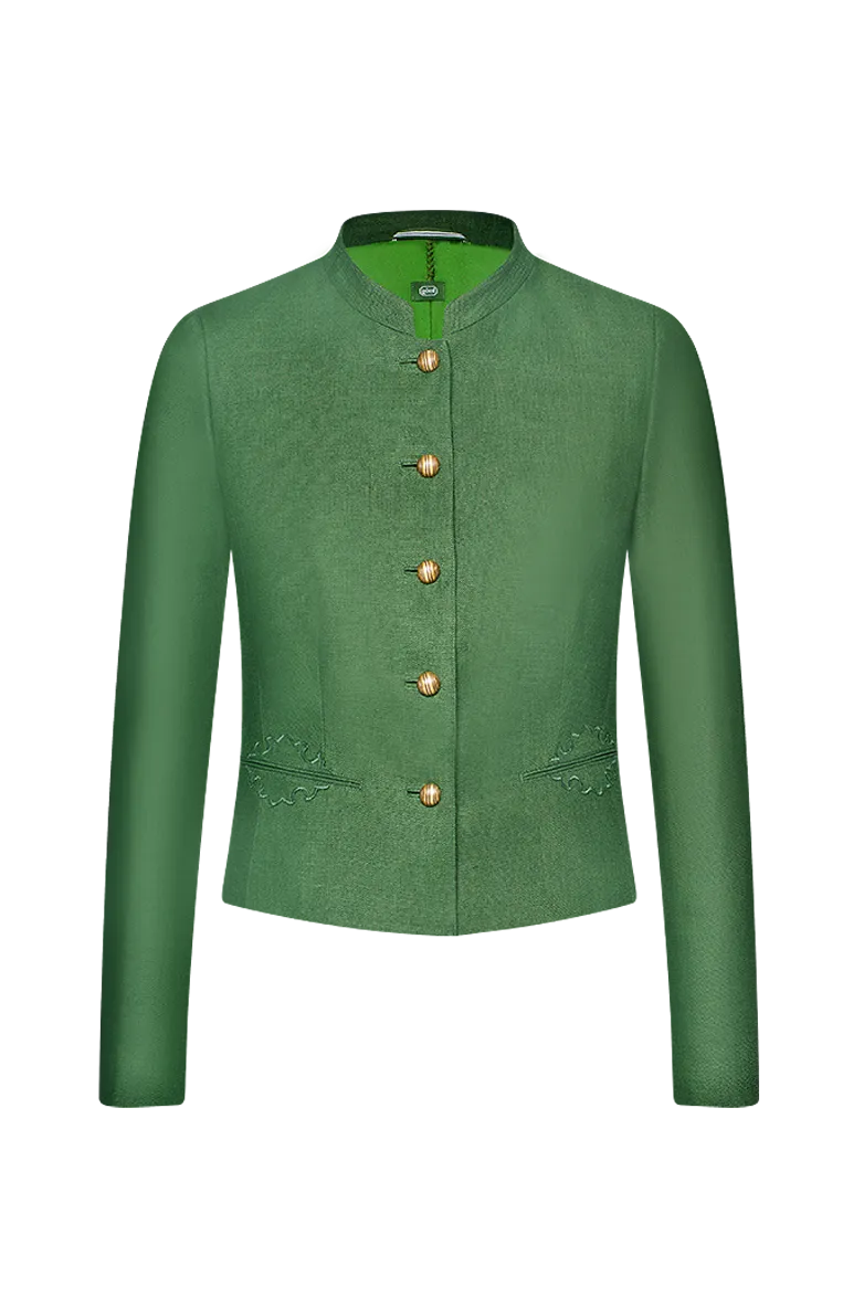 g-ssl-green-jacket-damen-leinenblazer-trachtenjacke-gr-n image 1