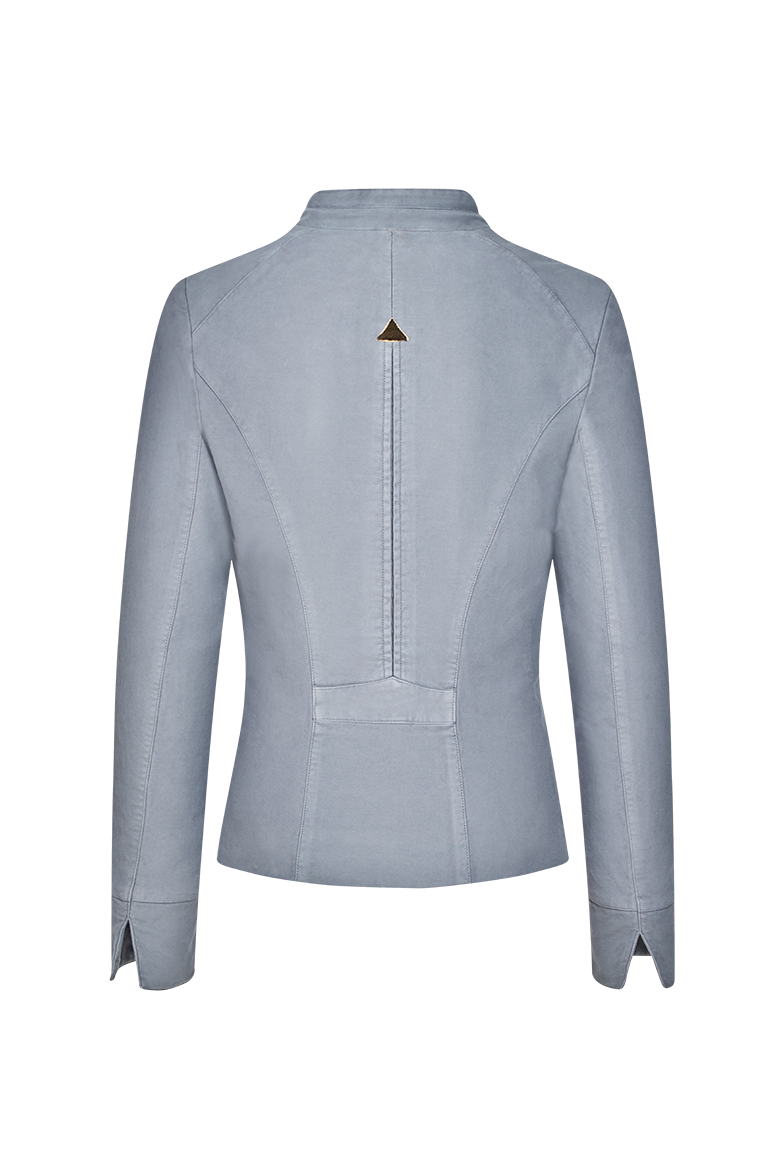 g-ssl-patinierte-stehkragen-jacke-damen-grau-schwarz image 2