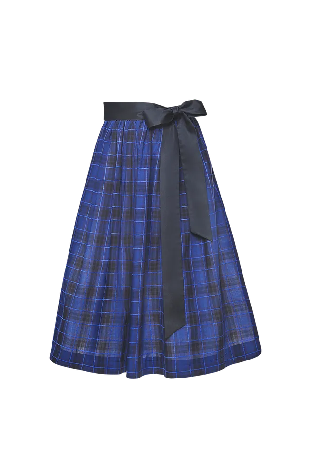 g-ssl-dirndl-sch-rze-karo-blau-70-cm-damen image 1