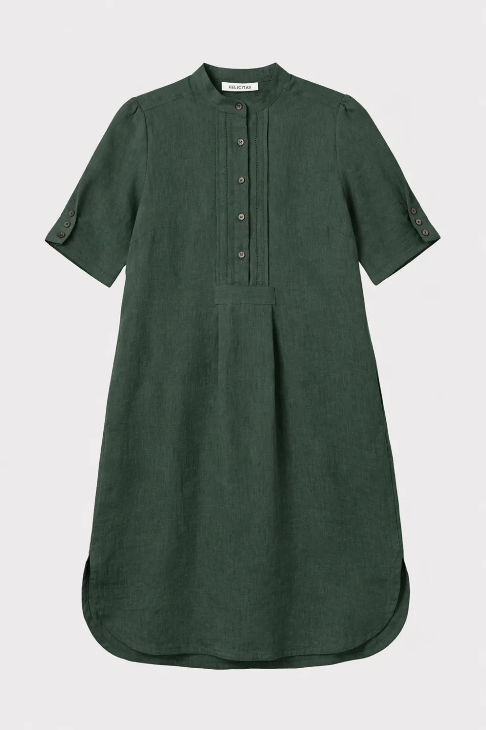 felicitas-damen-kleid-kareen-leinenkleid-mit-taschen image 1