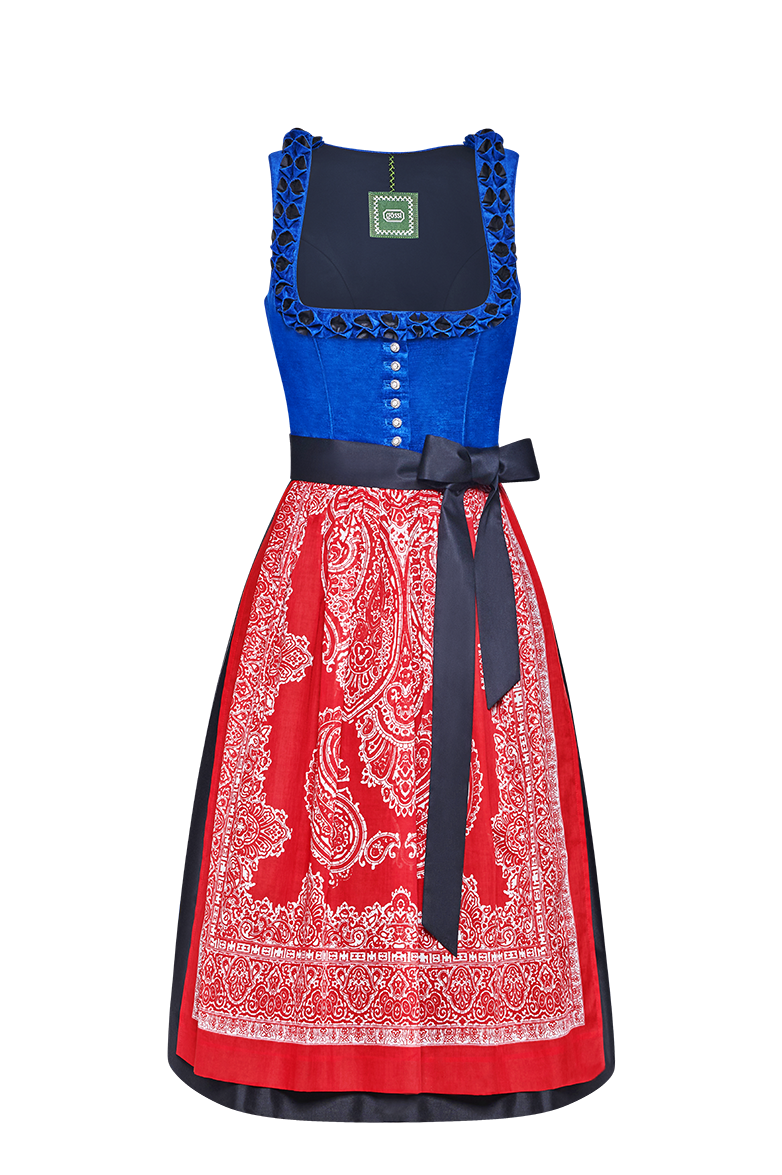 g-ssl-dirndl-leuchtender-blaudruck-samt-70-cm image 3