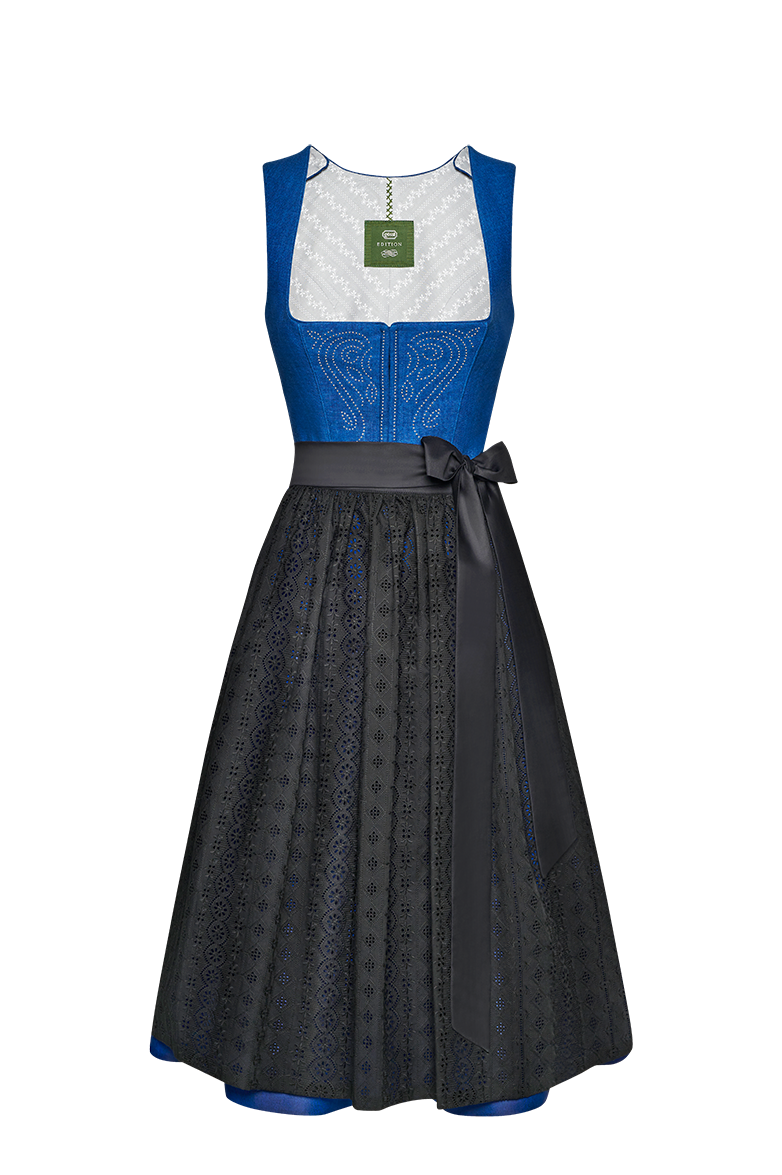 g-ssl-blaudruck-dirndl-mit-nieten-blau-70-leinen-seide image 3