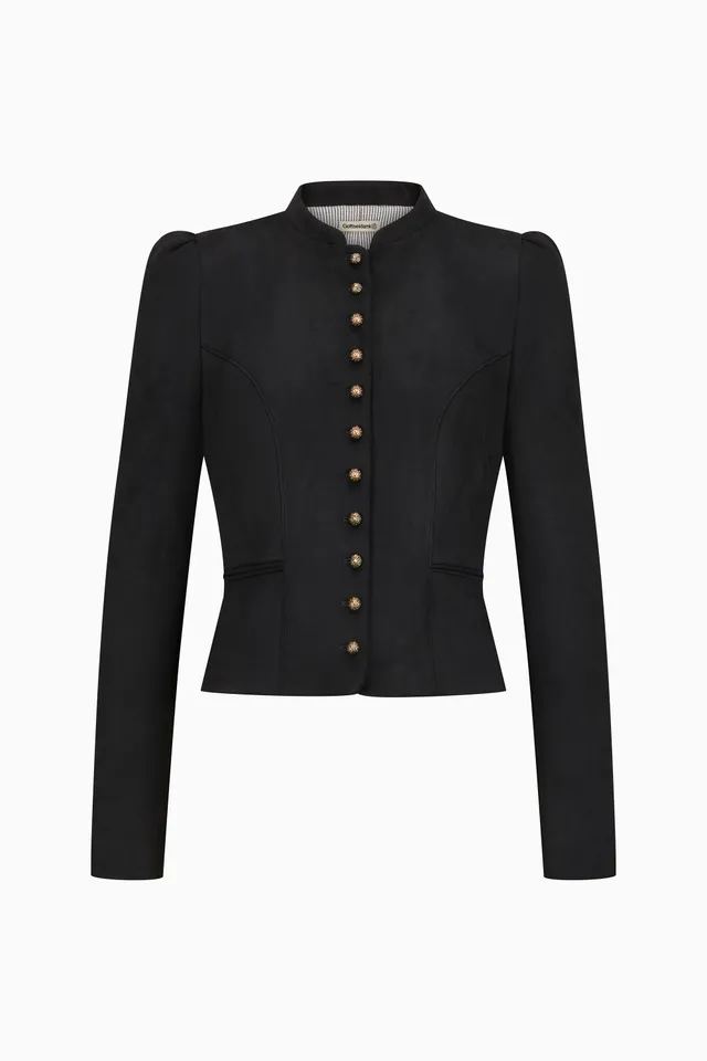gottseidank-damenmiederjacke-belinda-mit-stehkragen-und-puffarm image 1