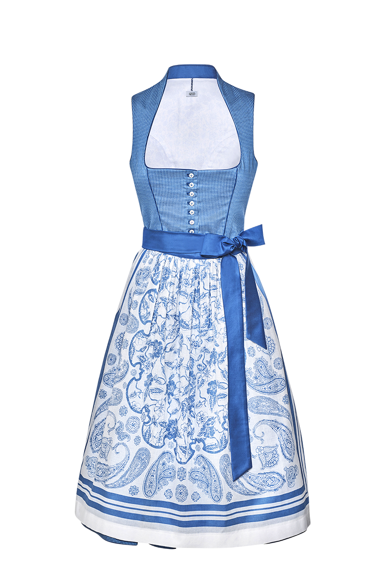 g-ssl-auf-zum-tanz-karodirndl-blau-mit-schneewittchenkragen-70-cm image 3