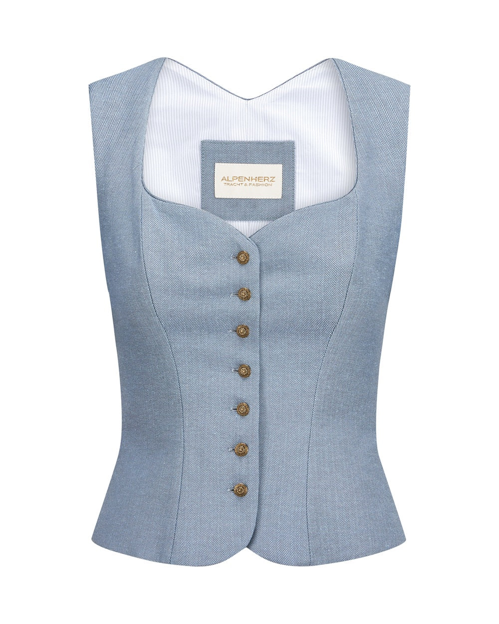 alpenherz-mieder-carlotta-blau-trachtenmieder-mit-puffarm image 2
