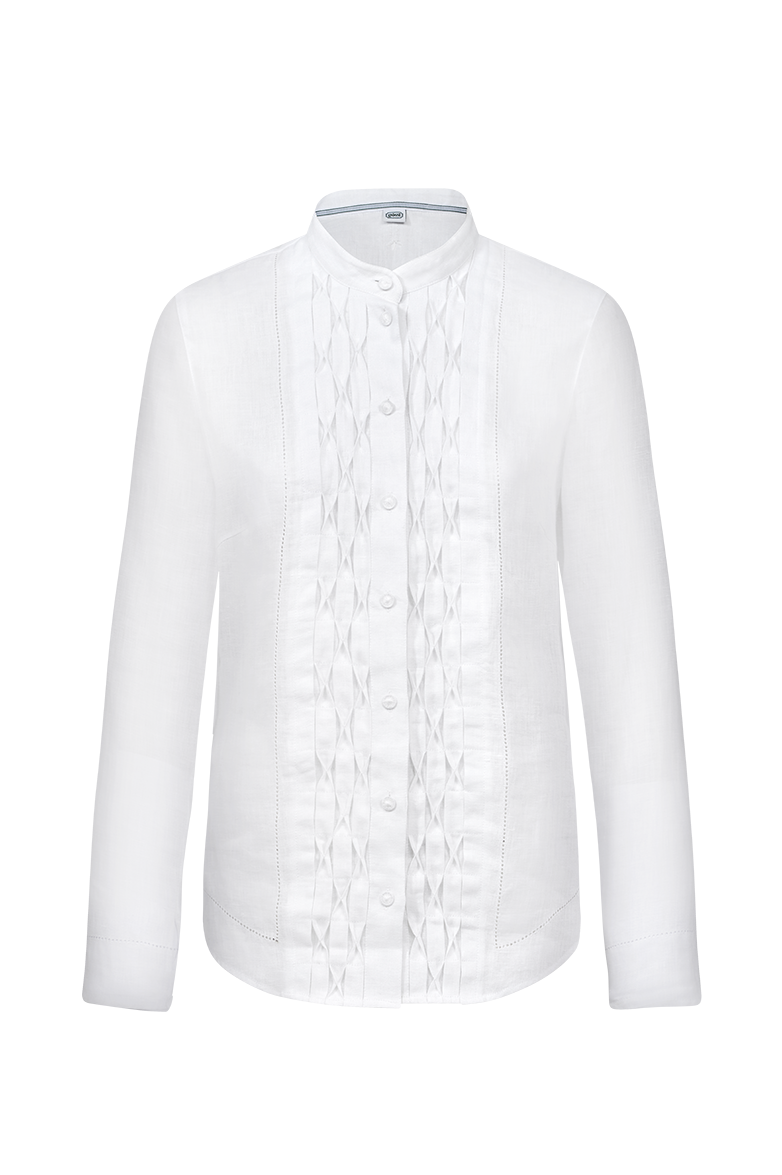 g-ssl-bluse-waffelsmok-leinen-damen image 1