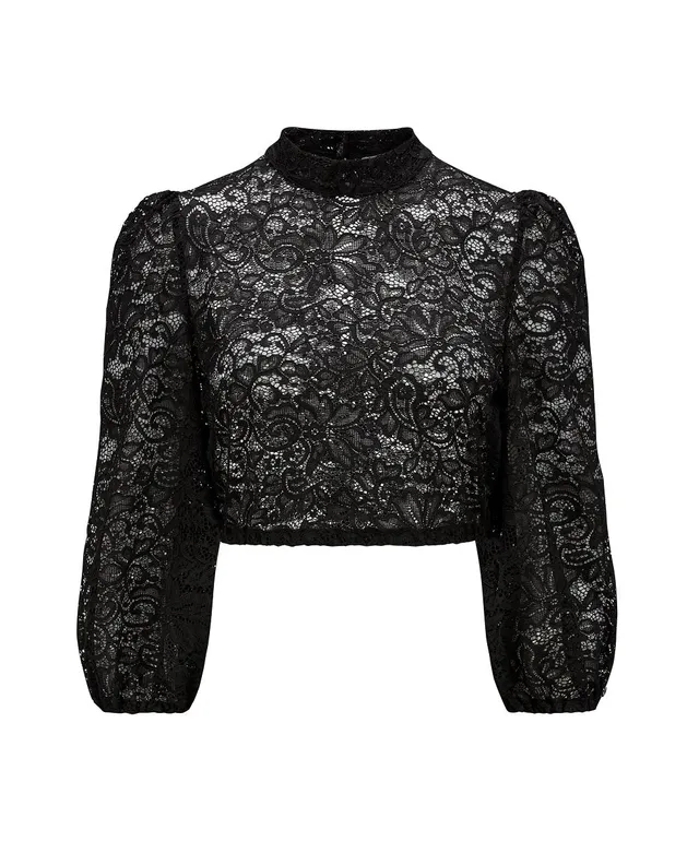 alpenherz-bluse-zoe-puffarm-dirndlbluse-damen-schwarz image 1