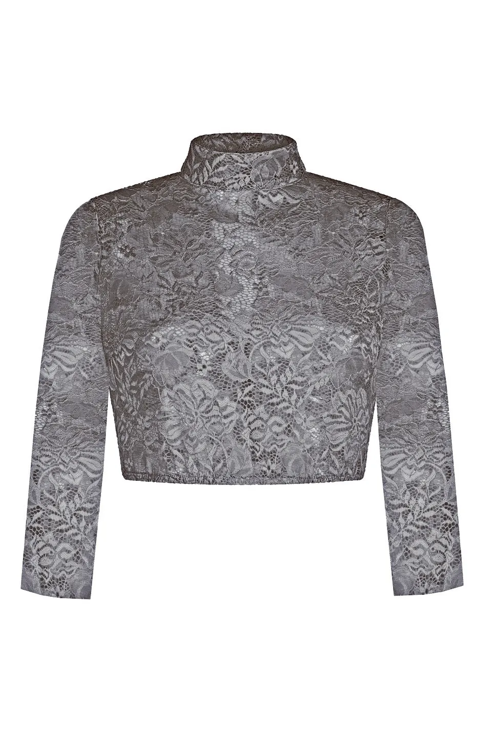 alpenherz-dirndlbluse-estelle-3-4-arm-grau image 1