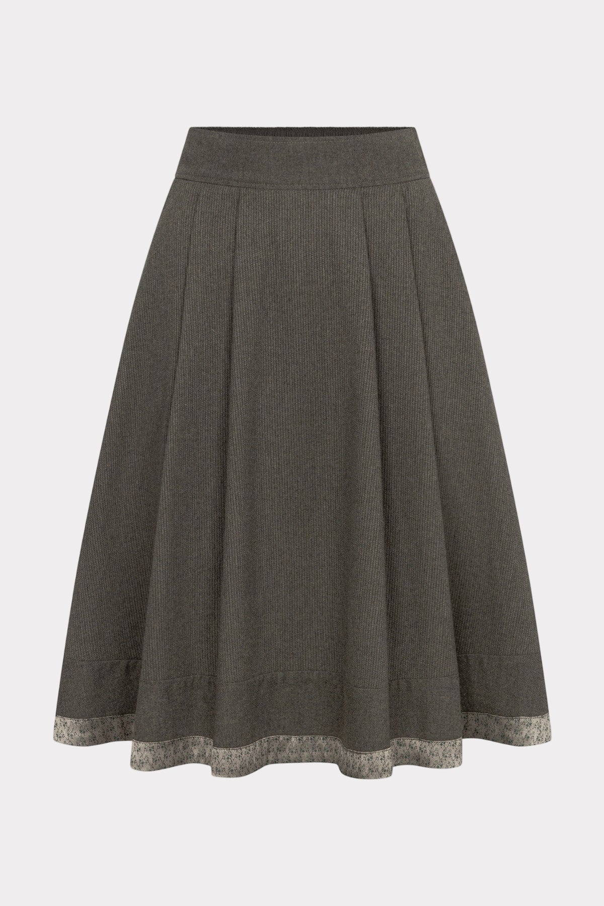 felicitas-damen-rock-rina-oliv-faltenrock-eingriffstaschen image 1