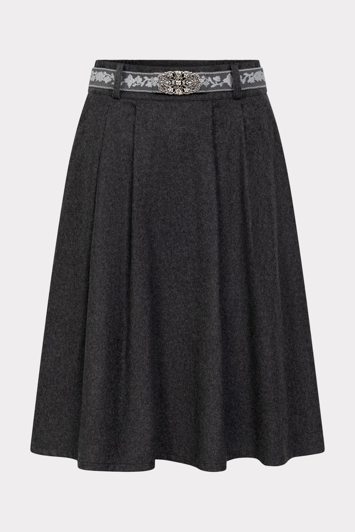 felicitas-rosa-damen-wollrock-mit-falten-und-taschen image 1