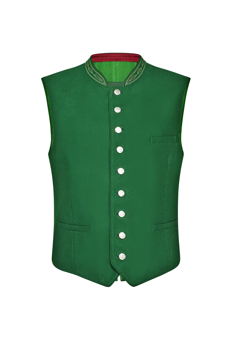 g-ssl-ausseer-gilet-blau-strichloden-weste-mit-eichenlaub-stick-herren image 1