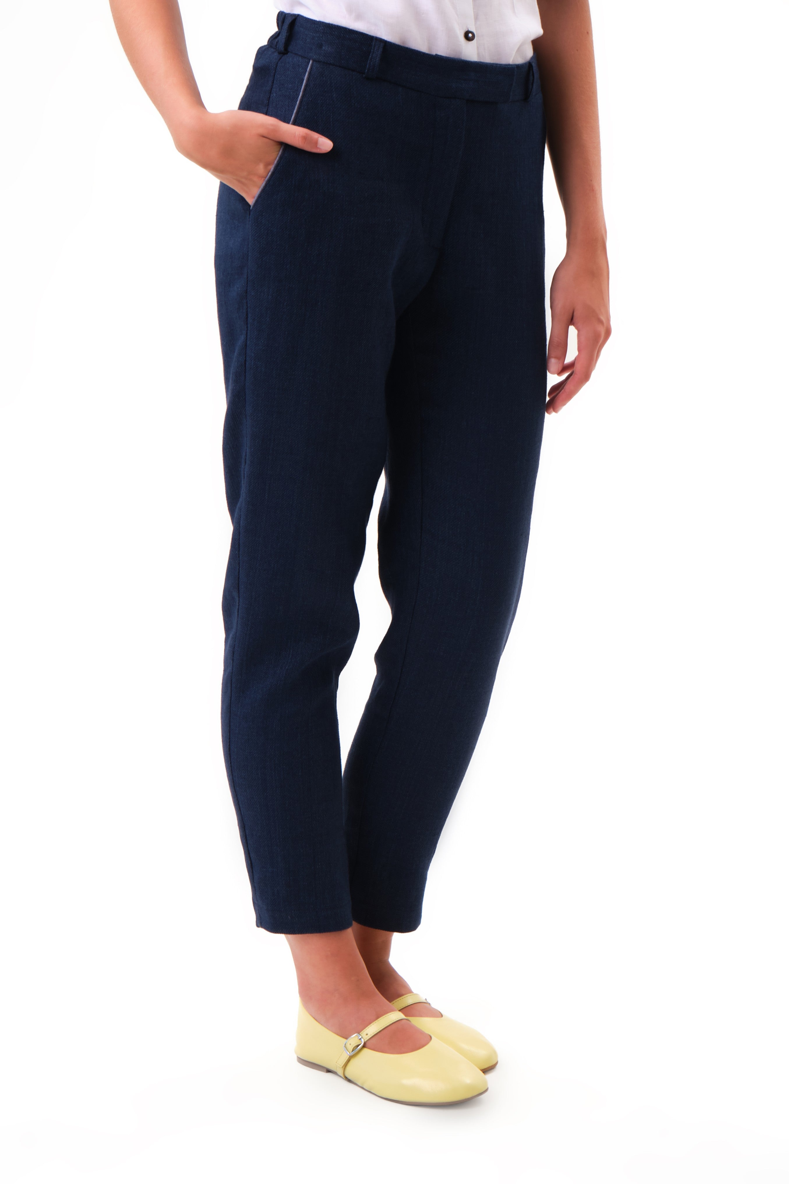 felicitas-halea-damen-hose-leinen-stretch-sommerhose image 3