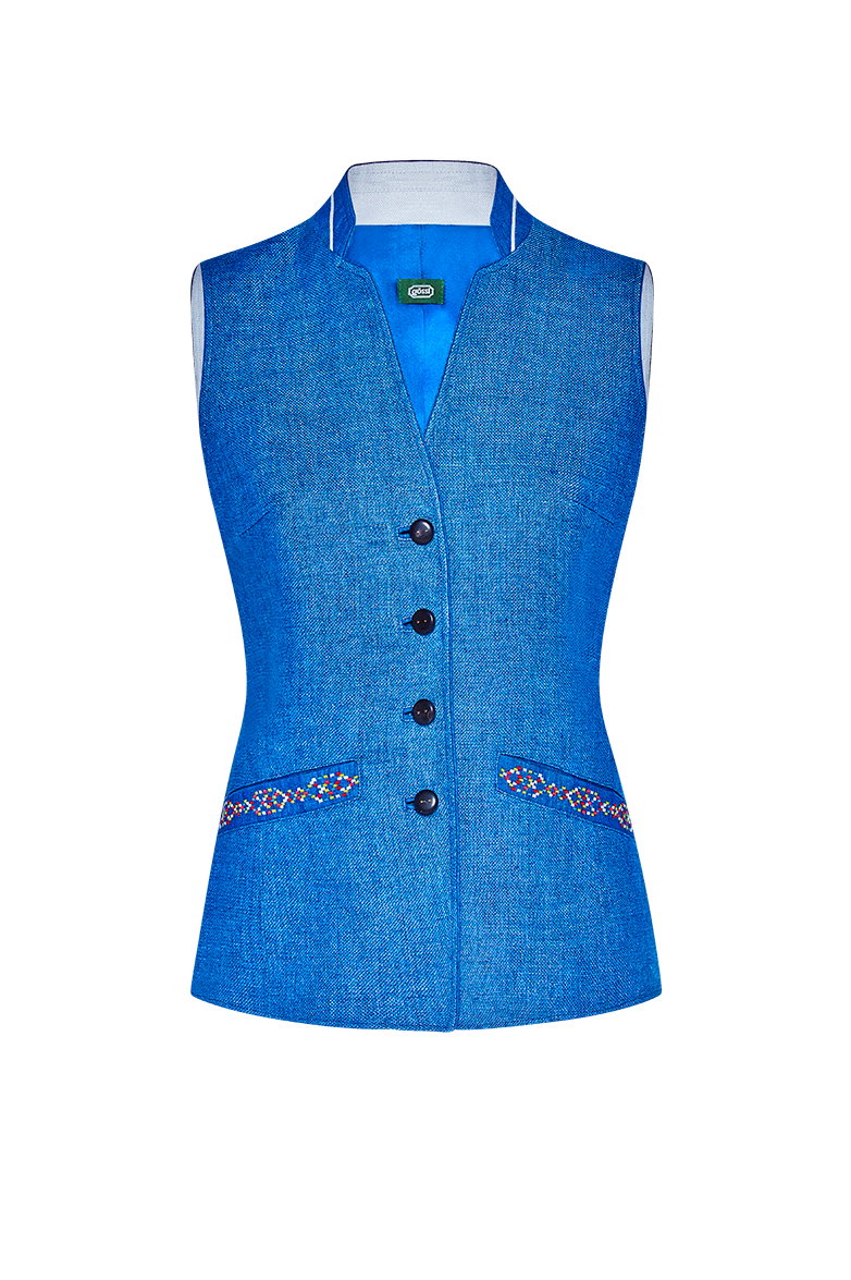 g-ssl-wochenendtrip-damen-gilet-leinen-blau image 1