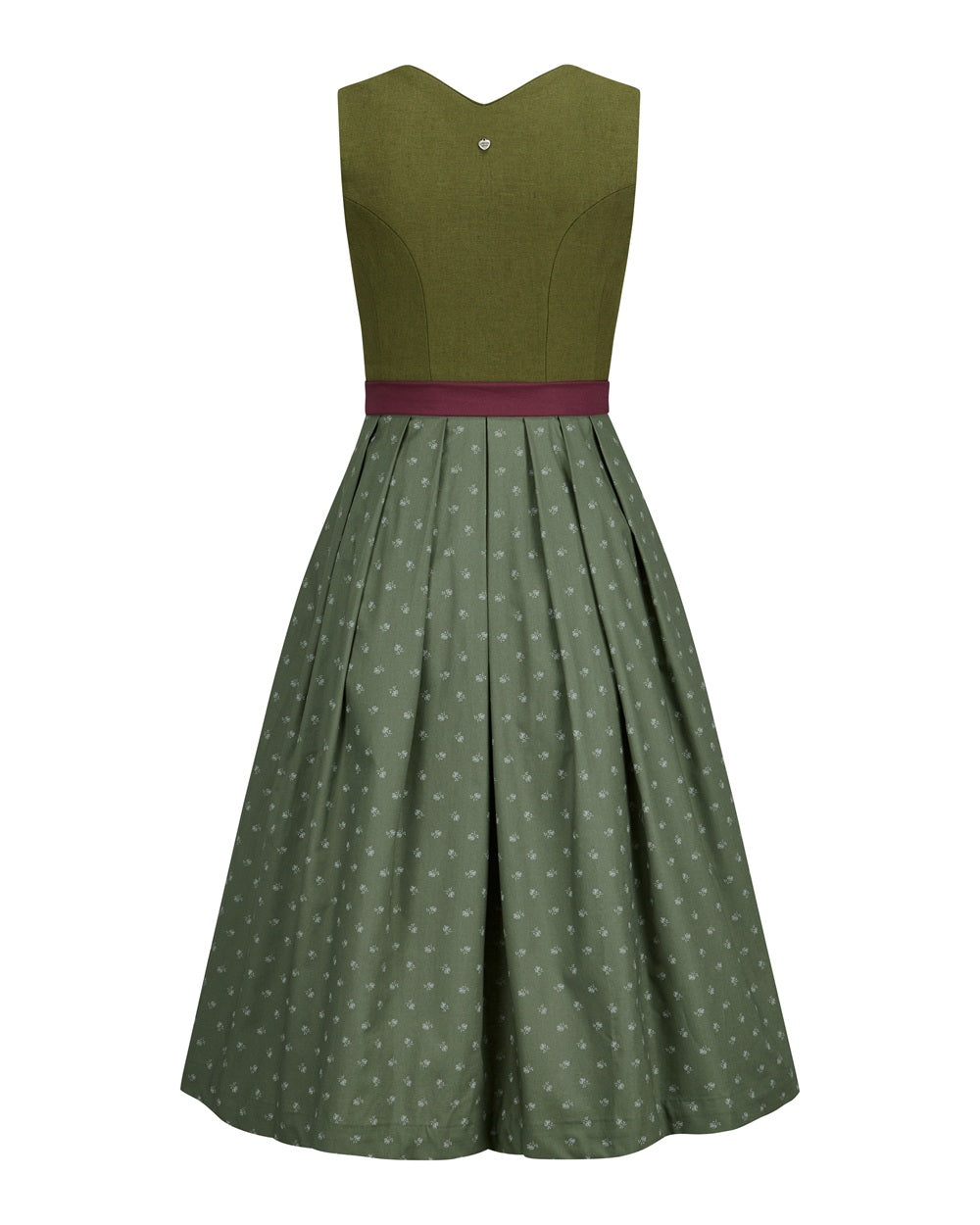 alpenherz-dirndl-sunny-oliv-mit-sch-rze-in-beerenton image 2
