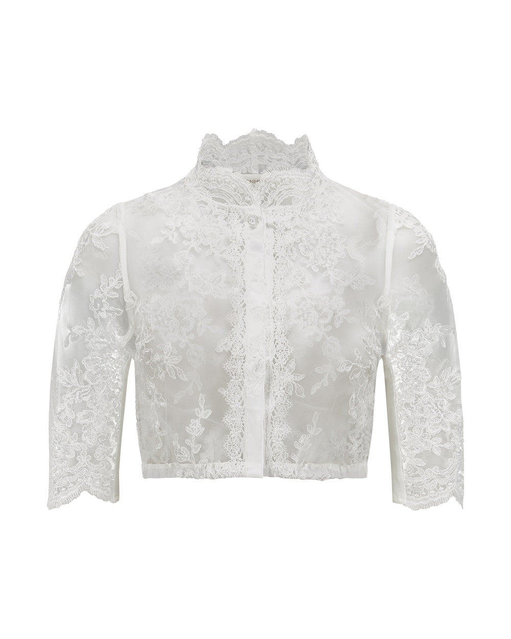 alpenherz-dirndlbluse-theresa-ecru-halbarm-spitzenbluse-mit-stehkragen image 2