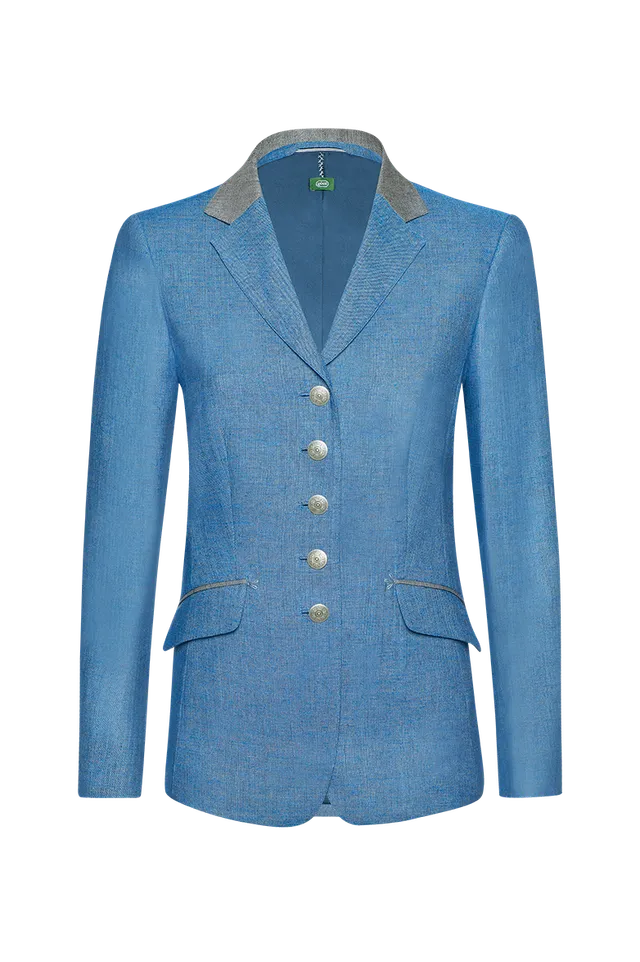 g-ssl-jacke-au-ergew-hnlich-feminin-leinen-blau-seide image 1