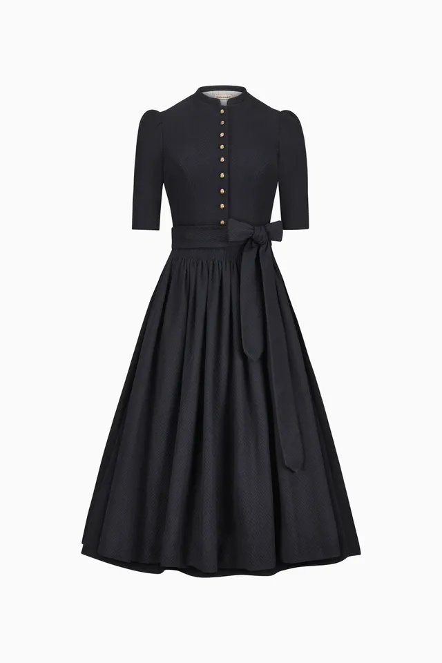 gottseidank-aurelia-dirndl-stehkragen-halblanger-puffarm image 1