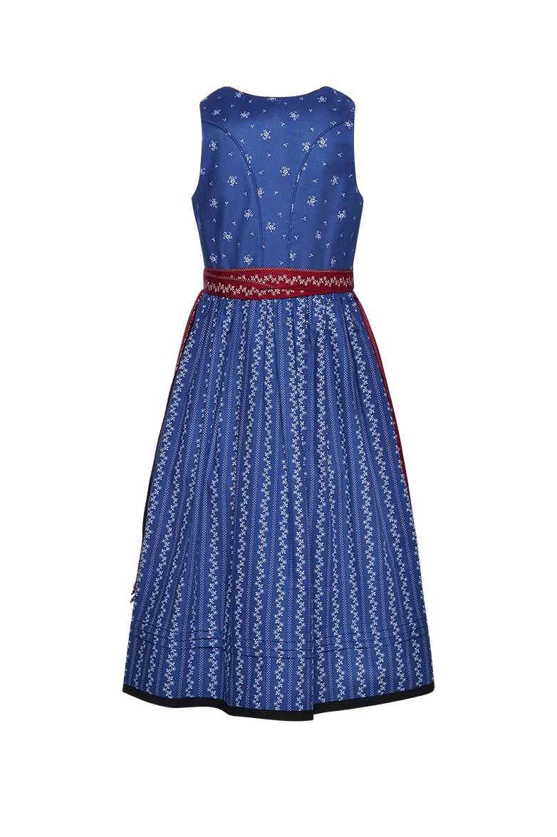 g-ssl-kinder-dirndl-blaudruck-blau-70-cm-baumwolle image 2