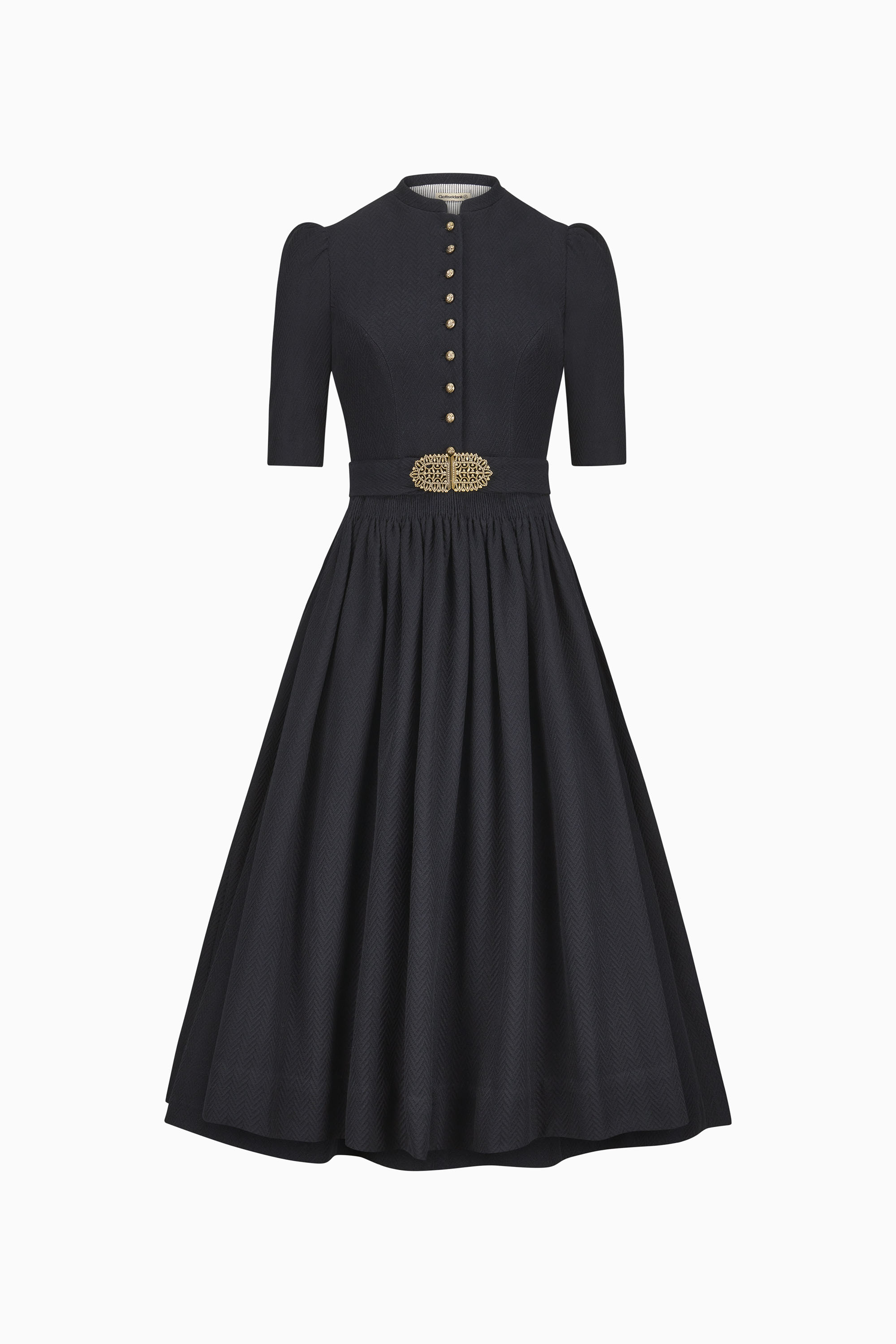 gottseidank-aurelia-dirndl-stehkragen-halblanger-puffarm image 4