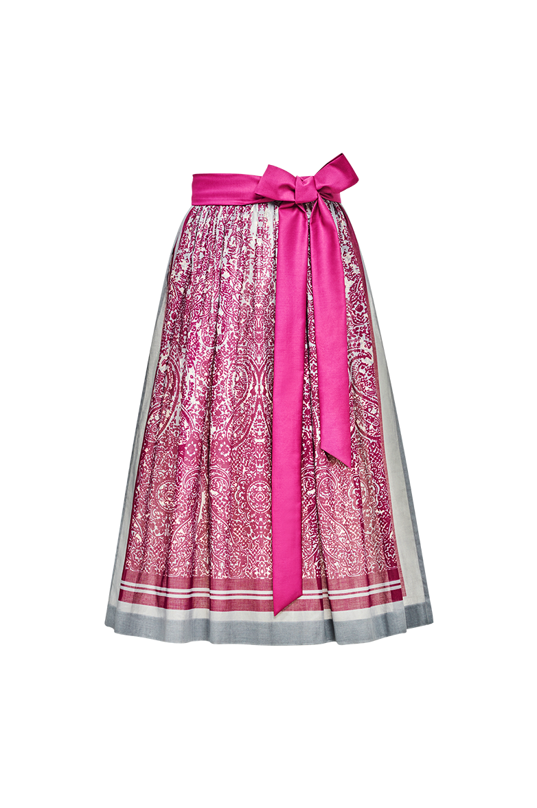 g-ssl-sch-rze-mit-ornamentdruck-baumwollsch-rze-rosa-70er-l-nge image 1