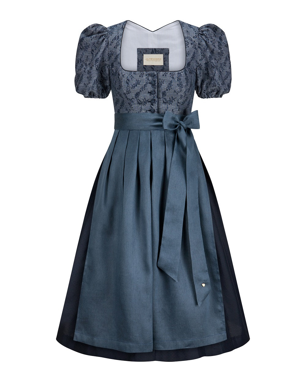 alpenherz-dirndl-frieda-puffarm-80cm-blau image 1
