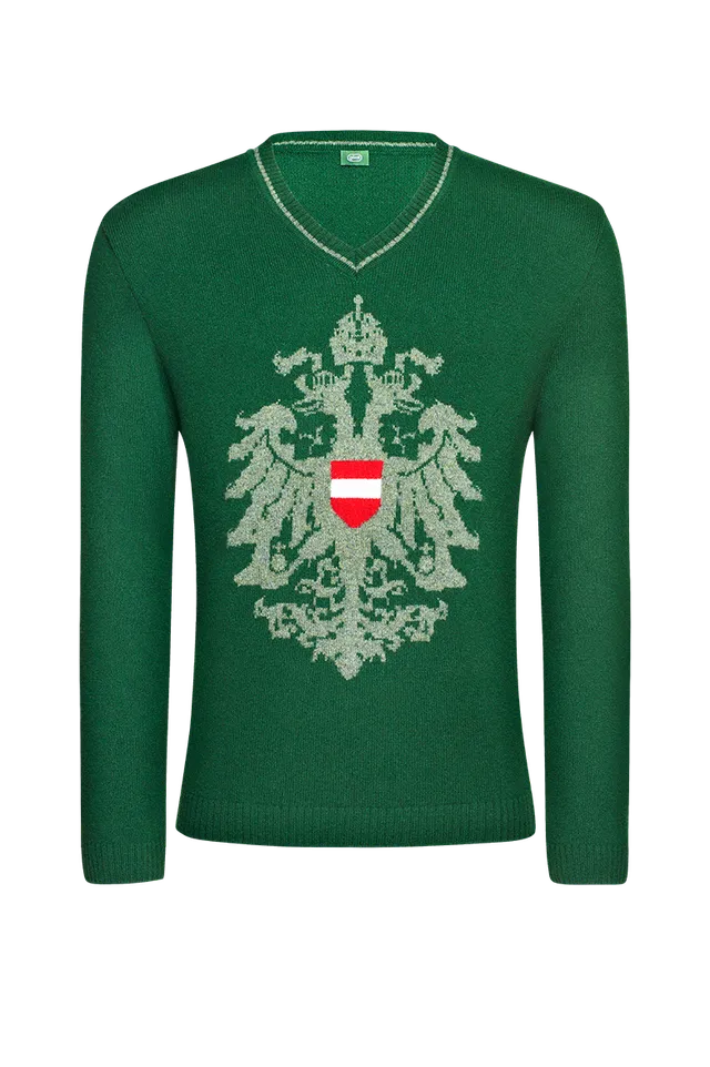 g-ssl-im-zeichen-des-adlers-damen-strickpullover-lammwolle-gr-n image 1