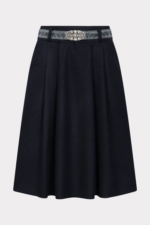 felicitas-damen-wollrock-rosa-maxi-7-8-aus-flanell image 1